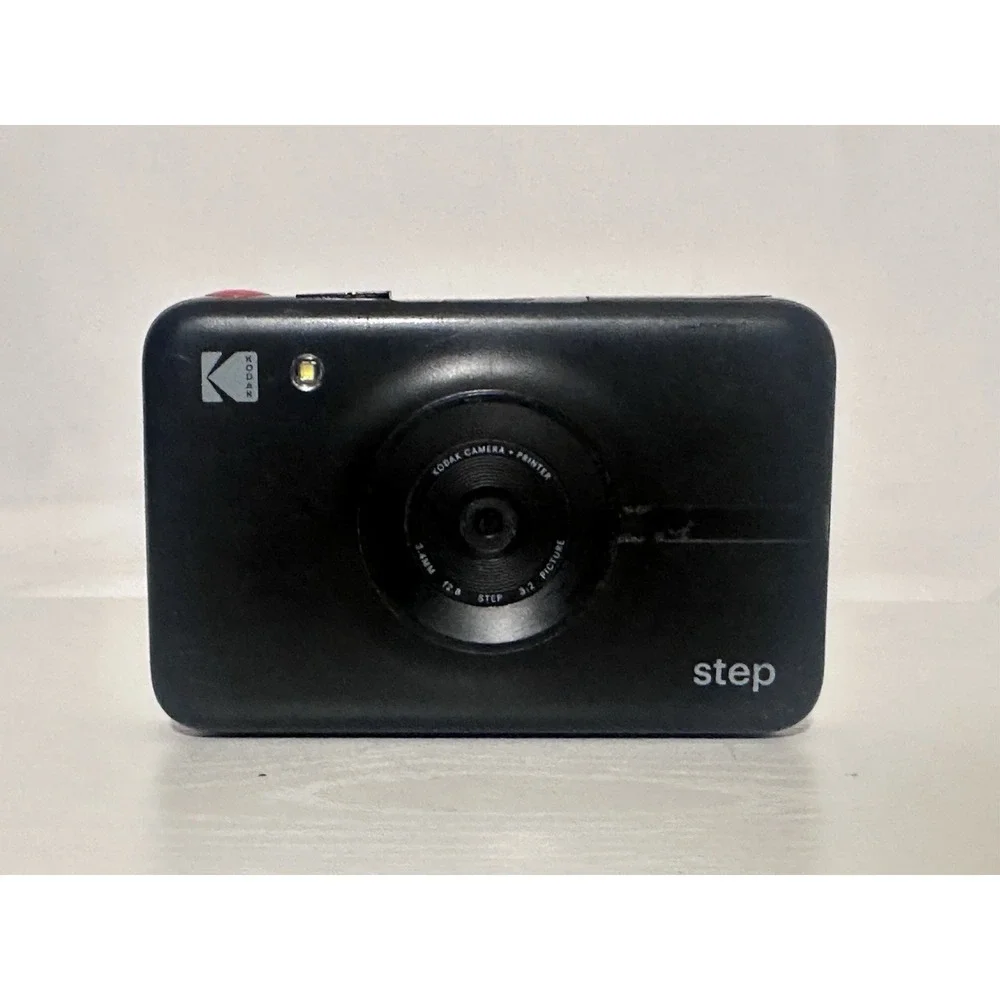 Kodak Step Instant Print Digital Camera Black ZINK Photo Printer Untested
